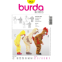 Naaipatroon Burda 2425, kinderkostuum: kuiken, kip & haan, Dui/En/Fr