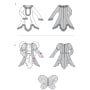 Sewing pattern Burda 2432, costume: Indian woman & fairy, En/Ger/Fr