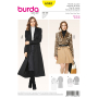 Sewing pattern Jacket, Burda 6845, En/Ger/Fr