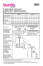 Naaipatroon Burda 5681 Jas en Vest, Nl/Dui/En/Fr