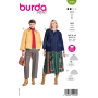 Naaipatroon Jas Burda 5695, Nl/Dui/En/Fr