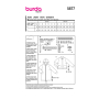 Patron Burda 5877 veste femme, en français