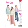 Naaipatroon jas, Burda 5892, Nl/Dui/En/Fr