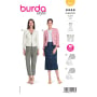 Naaipatroon jas, Burda 5897, Nl/Dui/En/Fr