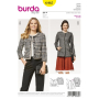 Naaipatroon jas, Burda 6465, Dui/En/Fr