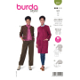 Naaipatroon Jas en mantel, Burda 5951, Dui/En/Fr