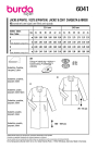 Naaipatroon Jas en jas, Burda 6041