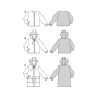 Patron Burda 6088 Veste et manteau, en français