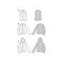 Naaipatroon jas en vest, Burda 6114