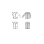 Naaipatroon jas en vest, Burda Kids 9234, Nl/Dui/En/Fr