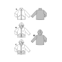 Patron Burda 9425 Veste, en français
