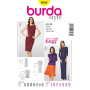 Patron Burda 6988 Robe, en français