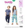 Schnittmuster Jogging-Hosen, Burda 9342