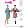 Naaipatron kimono, Burda 6161, Dui/En/Fr