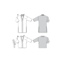 Sewing pattern kimono, Burda 6244, En/Ger/Fr