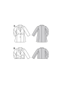 Pattern Coat & Jacket Kids Burda 9215, En/Ger/Fr