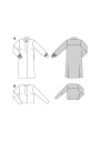 Naaipatroon Jurk en Blouse, Burda 5678, Nl/Dui/En/Fr