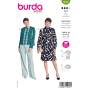 Naaipatroon Jurk en Blouse, Burda 5678, Nl/Dui/En/Fr