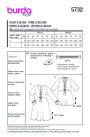 Sewing pattern Dress & Blouse Burda 5732, En/Ger/Fr