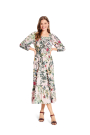 Naaipatroon Jurk/Blouse, Burda 5741, Nl/Dui/En/Fr