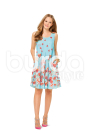 Patron Burda 6532 Robe et haut, en français