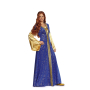 Naaipatron DRESS & BONNET MIDDLE AGES, Burda 7468, Dui/En/Fr