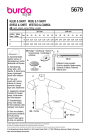 Naaipatroon jurk & trui Dames Burda 5679, NL/DE/GB/FR