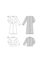 Naaipatroon Jurk en Shirt, Burda 5677, Nl/Dui/En/Fr