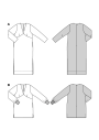 Naaipatroon Jurk/Tuniek, Burda 5704, Nl/Dui/En/Fr
