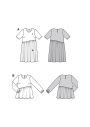 Patron Burda 5795 robe / tunique femme, version papier, en français