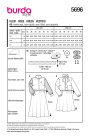 Naaipatroon Jurk Burda 5696, Nl/Dui/En/Fr