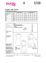 Schnittmuster Kleid, Burda 5708