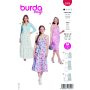 Patron Burda 5806 robe femme, version papier, en français