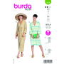Patron Burda 5816 robe femme, version papier, en français