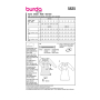 Naaipatroon jurk, Burda 5835, NL/Dui/En/Fr