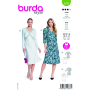 Naaipatroon jurk, Burda 5838, Nl/Dui/En/Fr