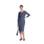 Naaipatroon jurk, Burda 5861, Dui/En/Fr