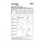 Patron Burda 5875 robe femme, en français