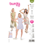 Patron Burda 5889 robe femme, en français
