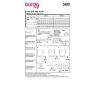 Patron Burda 5889 robe femme, en français