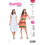 Patron Burda 5901 robe femme, en français