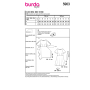 Patron Burda 5903 robe femme, en français