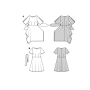 Patron Burda 5903 robe femme, en français