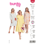 Patron Burda 5907 robe femme, en français