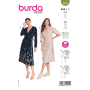 Patron Burda 5933 robe femme, en français