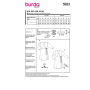 Patron Burda 5933 robe femme, en français
