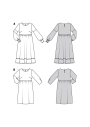 Schnittmuster Kleid, Burda 5948