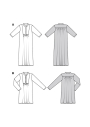 Naaipatroon jurk, Burda 5959, Dui/En/Fr