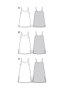 Patron Burda 5996 robe femme, taille 34-48, en français