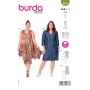 Patron Burda 6036 robe femme, taille 44-54, en français